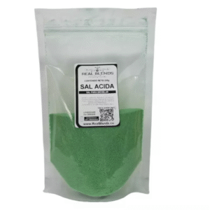 Sal ácida color verde 250g